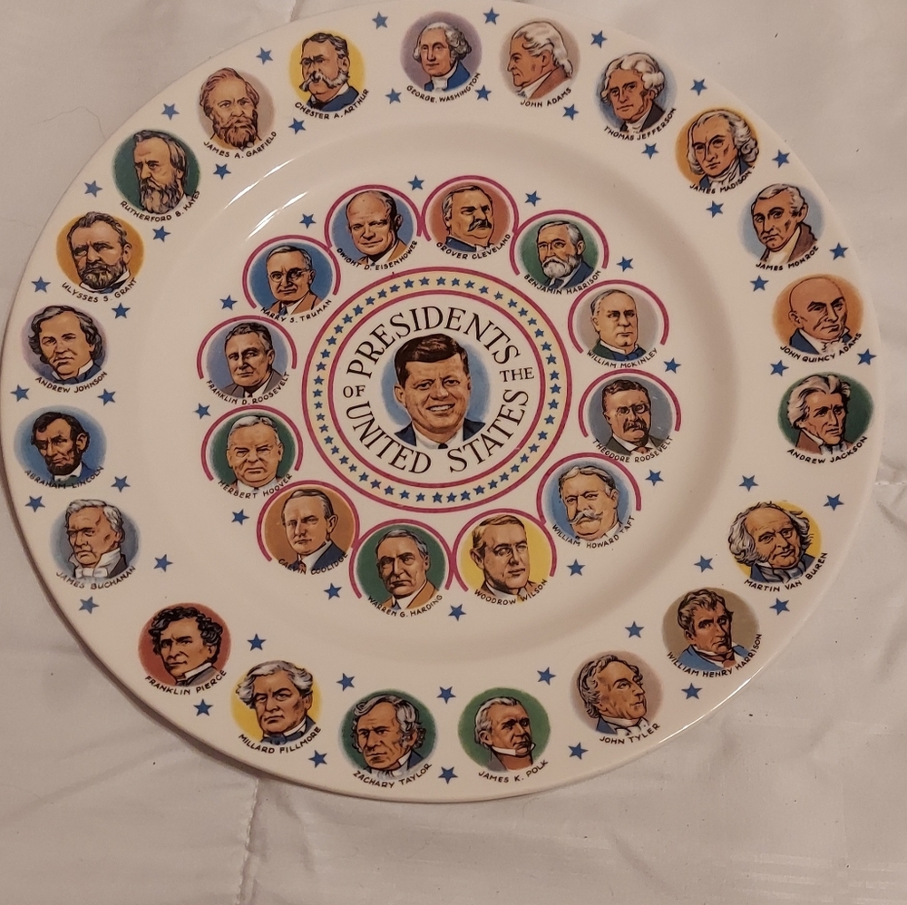 64 YRS 1960 JFK  Presidential plate
